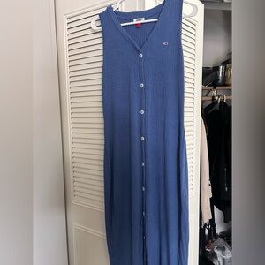 Tommy Hilfiger Blue Ribbed dress